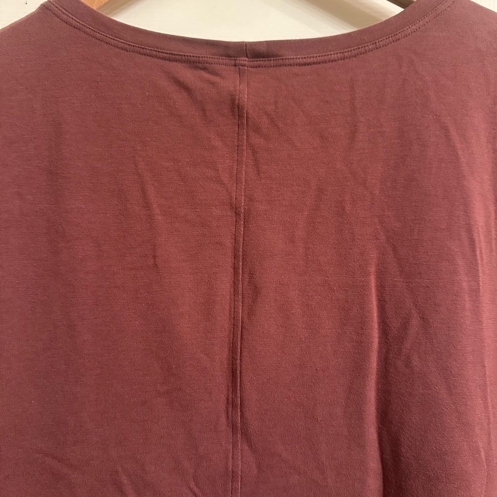 EILEEN FISHER Sleeveless Tank Dress in Mauve Plum 90% organic cotton - Picture 4 of 4